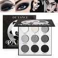 Black Smoky Eyeshadow Palette - 9 Matte & Shimmer Shades
