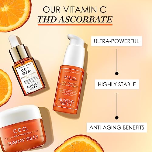 Sunday Riley C.E.O. Vitamin C Rich Hydration Cream Face Moisturizer