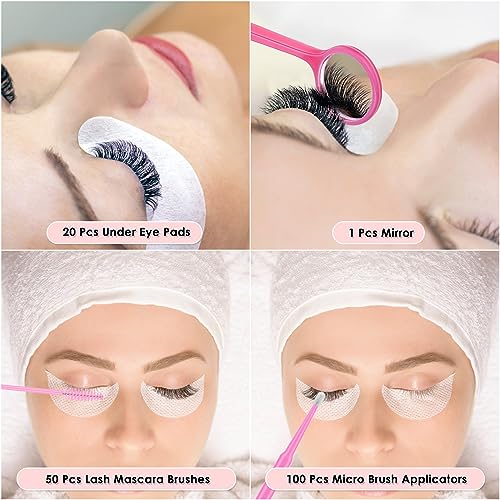 Lash Extension Shampoo Kit with Fan & Cleaning Tools