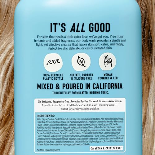 California Naturals Sensitive Skin Body Wash with Aloe & Chamomile - 16.5 oz, Pack of 2