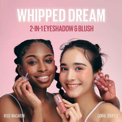 Kaja Whipped Dream Liquid Eyeshadow & Blush - Rose Macaron