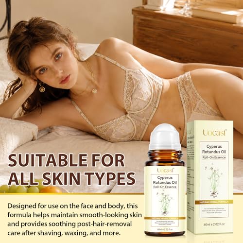 Cyperus Rotundus Hair Reduction Oil Roll-On, 2 Fl Oz