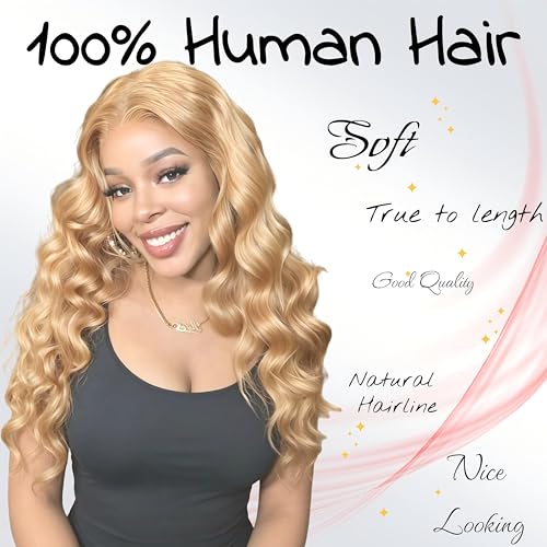 Honey Blonde 4x4 HD Lace Closure Body Wave 12 Inch