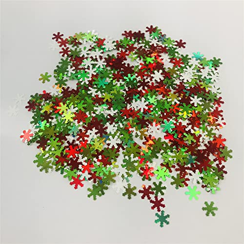 10 Grams/Pack - Christmas Holiday Snowflake Tree Mixes Series Glitter - Festival Rave Beauty Makeup Face Body Nail Art Craft Tumbler Decoration CH116