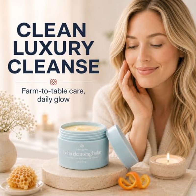 Boho Cleansing Balm with Manuka Honey & Sea Buckthorn - 2 oz
