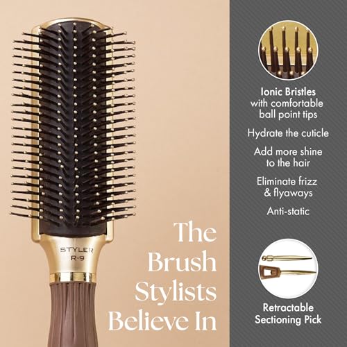 Olivia Garden Ceramic + Ion Nano Thermic Styler Hair Brush