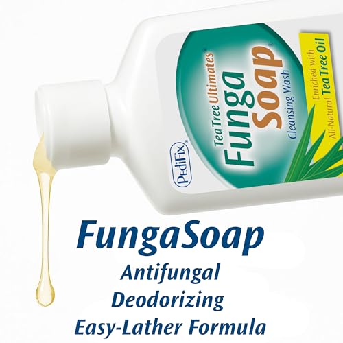 PediFix FungaSoap Tea Tree Oil Foot & Body Wash Liquid Soap - 6 oz