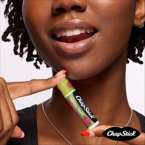 ChapStick Lip Care, Tropical Treats Collection (36 Sticks) ? Electric Tangerine, Fizzy Grape & Zingy Watermelon, Bulk Lip Balm, 0.15 Oz Ea