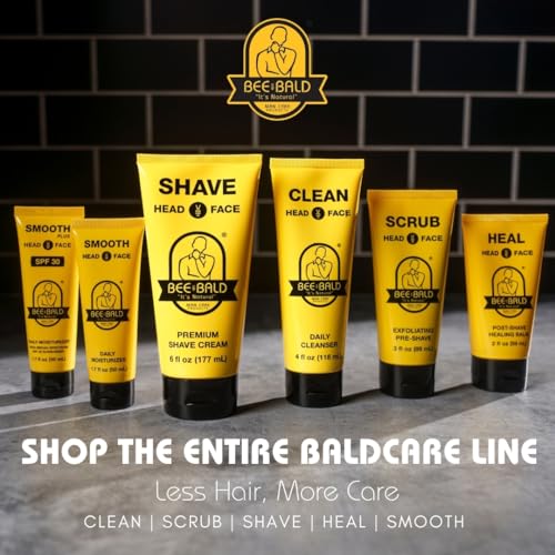 Bee Bald HEAL Aftershave Balm for Men | Razor Burn & Irritation Relief