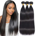 Freiuoke Virgin Human Hair Bundles 30-34 Inch Straight - 150g