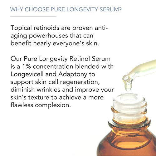Pure Body Naturals Retinol Face Serum - 1 Fl Oz