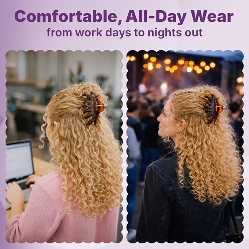 Goody SlideProof Large Octopus Claw Clips for Thick Hair, 2-Pack