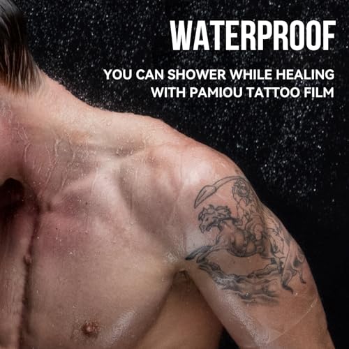 Tattoo Aftercare Film Patch - 6" x 2 Yards, Waterproof & Breathable