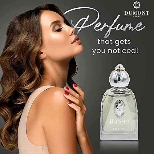 Dumont BOROUJ SPIRITUS - 85ml - Unisex Perfume for Men & Women - Long Lasting Cologne Mist & Body Spray with Aromatic Floral, Amber & Musk Fragrance - for Him & Her