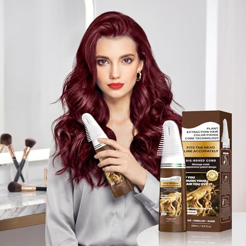 Hair Dye Cream with Comb Applicator - Ash Brown
