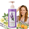 DEMIKI Lavender Shampoo for Damaged Hair - Sulfate Free, 450ml