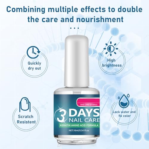 Keratin Nail Strengthener Polish for Weak & Damaged Nails