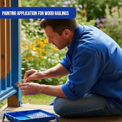 Pro Grade 5-Piece Paint Brush Set for Walls & Trim