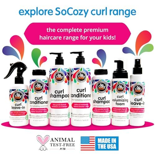 So Cozy Leave In Conditioner Spray for Kids Curly Hair 8oz