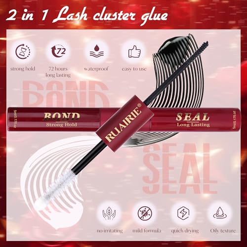 Ruairie Bond and Seal Lash Glue for Cluster Lashes - 2 in 1
