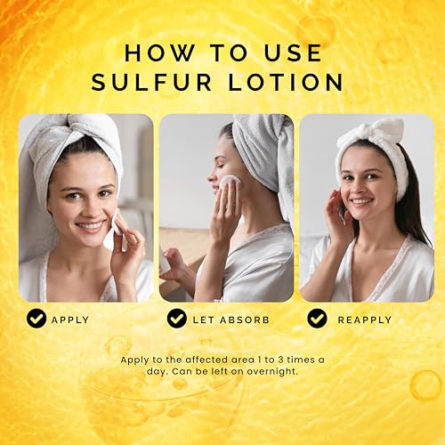 Pili Sulfur Lotion ? Helps Control Oily Skin & Reduce Shine ? Lightweight Face & Body Skincare ? Fast-Absorbing & Non-Greasy Formula ? 4.2 fl. oz. (Pack of 2)