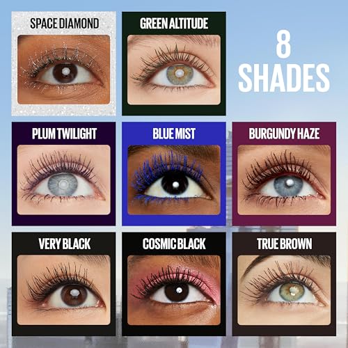 Maybelline Lash Sensational Sky High Mascara Blackest Black 0.24 Fl Oz - Buildable, Lengthening & Volumizing