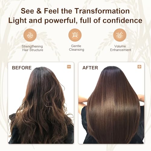 Rice Water Shampoo & Conditioner Set | Strengthen Hair