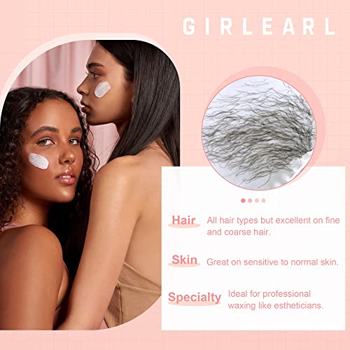 Hard Wax Beads 2-Pack, 1lb Unscented Hard Wax Beads for Full Body + 1lb Chamomile Hard Wax Beads for Sensitive Skin for Women and Men Body, Beard. Eyebrow, Facial, Brazilian Bikini