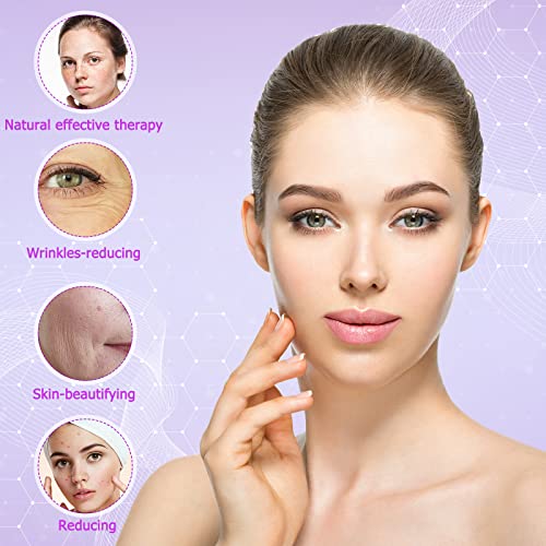 YourMate PhotoTherapy Device High Frequency Facial Wand Machine with Argon Tubes for Face Chin Neck Hair, Facial Skin Wand Machine with 4 Different Tubes
