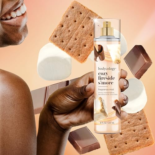 Bodycology Cozy Fireside S'more Fragrance Body Mist - 8 fl oz, Long-Lasting