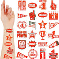 Landhoow 240 Pc Glitter Temporary Tattoos - Religious Faith Design