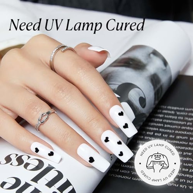 AZUREBEAUTY White Gel Nail Polish 18ML - UV/LED Soak Off