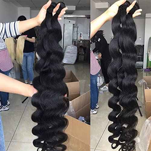 Brazilian Body Wave 1 Bundle 26 Inch Bundles Human Hair 100G Brazilian Virgin Hair Weave Bundles Body Wave Natural Black Color Hair Extensions