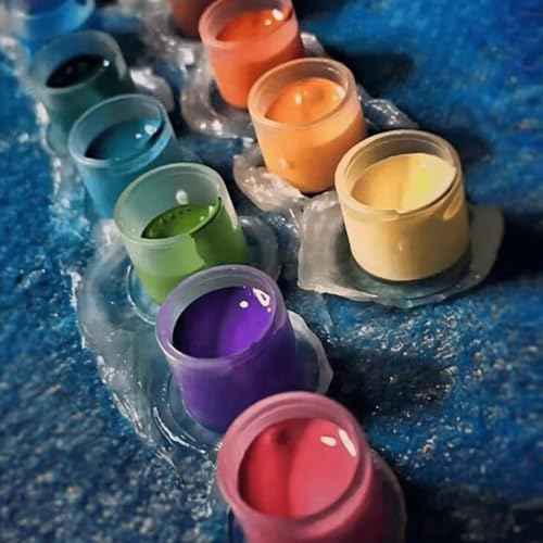 Ink Caps Tattoo Cups, Urknall 1000pcs Ink Caps with Base #11mm Small Tattoo Ink Caps Tattoo Cups for Ink Disposable Tattoo Ink Cups Pigment Cups Tattoo Plastic Cap(#11MM)