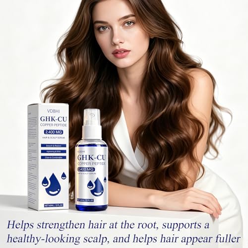 GHK-Cu Copper Peptide Mist for Hydration & Shine | Leave-In Spray