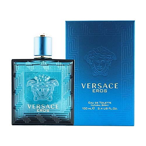 Versace Eros Eau de Toilette Spray for Men - 3.4 oz Cologne Fragrance