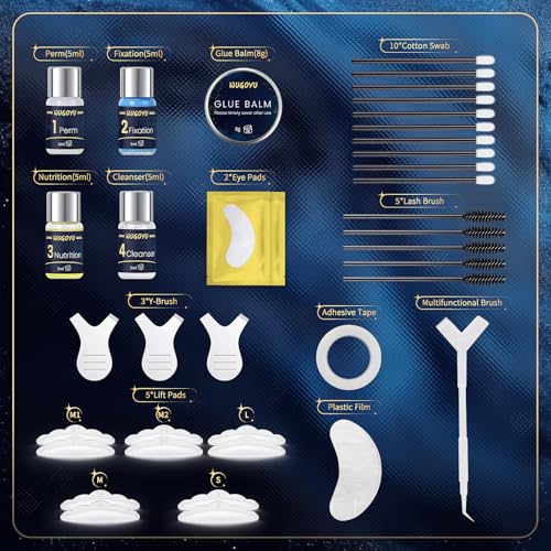 Lash Lift & Brow Lamination Kit - 2-in-1 Perm, 6-8 Week Results