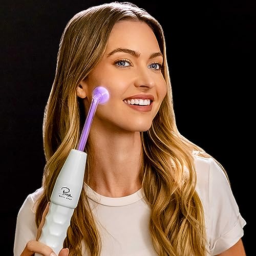 4-Piece Fusion Wand Acessory Set for Nuderma Wands - NuDerma NOT Included - Neon & Argon Fusion Glass applicators for Nuderma ? High Frequency Upgraded Fusion Wand Set Compatible with Nuderma Systems