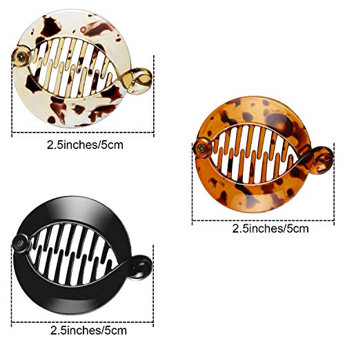 Willbond 6 Pcs Small Banana Clips For Thin Hair - Classic