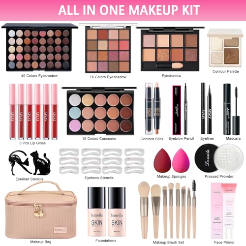 All in One Makeup Kit for Women Full Kit, Gift Sets Teens Girls,