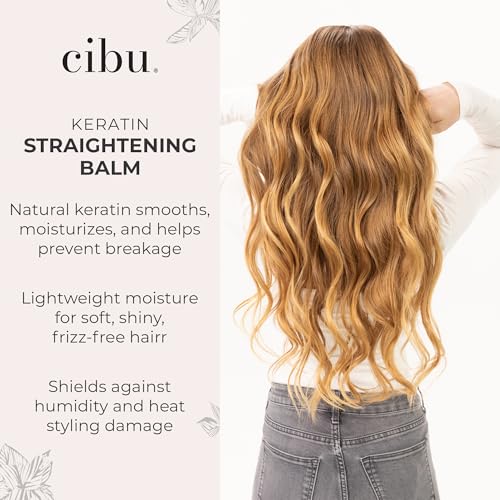 CIBU Keratin Straightening Balm Heat Protectant 4.25 oz