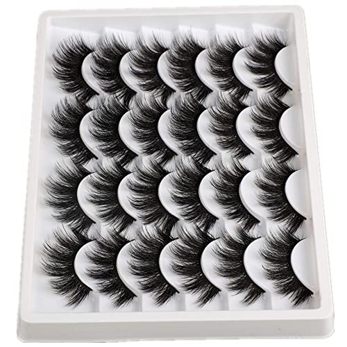 ALICE Fluffy Volume 20MM Faux Mink Eyelashes - 12 Pairs