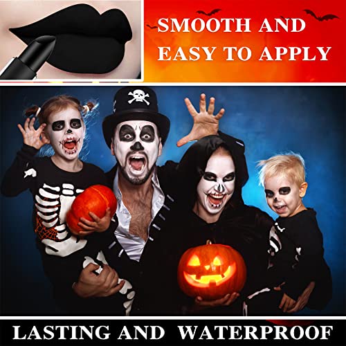 Face Body Nose Paint Stick, Clown Makeup Black Cream-Blendable, Waterproof Eyeblack, Long Lasting Professional SFX Cosplay Festival Stage Halloween Makeup