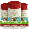 Old Spice Dry Feel Antiperspirant Deodorant for Men, Fiji Scent, 2.6 oz (Pack of 3)