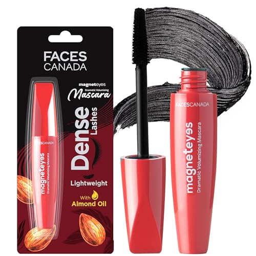 Facescanada Volumizing Mascara | Almond Oil, Smudge-Proof