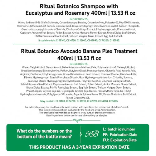 Rosemary Hair Growth Shampoo & PLEX Intensive Conditioner Kit