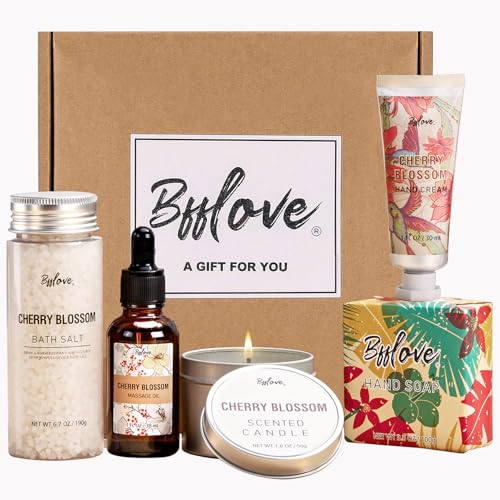 Cherry Blossom Spa Gift Set for Women - 5 Pieces