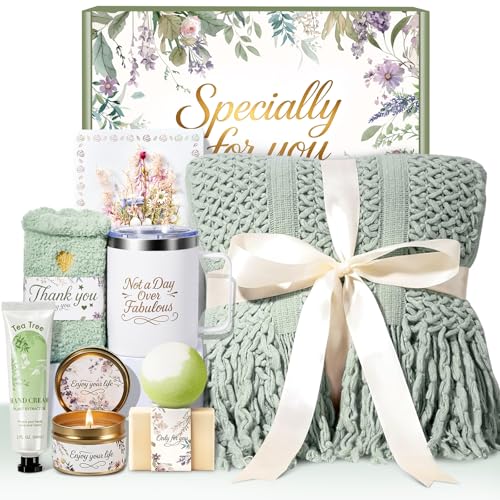 Self Care Gift Basket for Women | 9-Piece Spa Set
