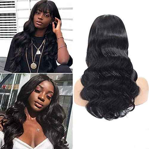 ALLRUN Body Wave Lace Front Wigs Human Hair Lace Closure Wigs for Black Women(26 inch) 100% Unprocessed Virgin Hair 4x4 Lace Closure Wigs Pre Plucked with Baby Hair