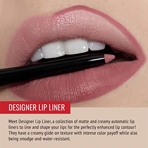 Runway Rogue ¡®Call Sheet¡¯ Light-Pink Silk Glam Long Wear Liquid Lipstick Bundle with ¡®Camera Ready¡¯ Matte Rose-Pink Designer Liner Lip Liner